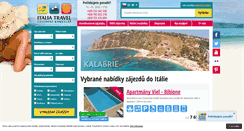 Desktop Screenshot of italiatravel.cz